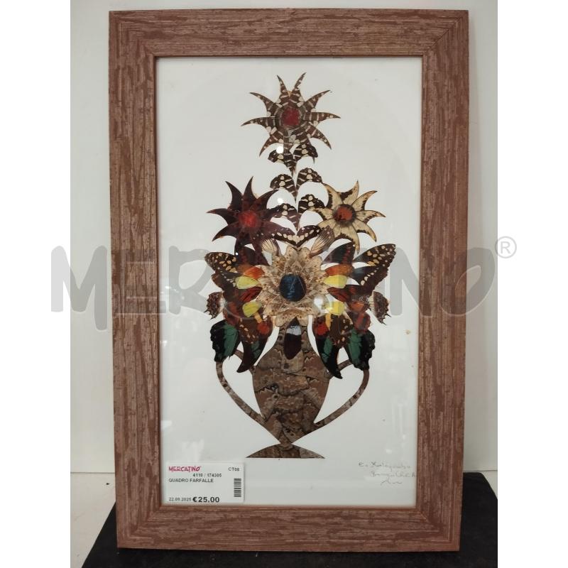 QUADRO FARFALLE | Mercatino dell'Usato Catania stazione centrale 3