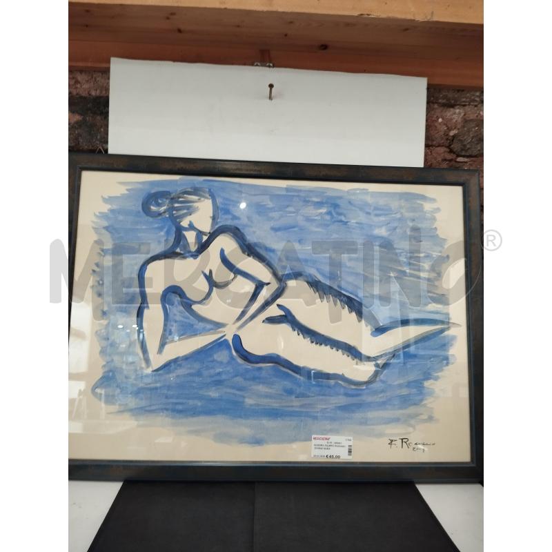 QUADRO FILIPPO ROMANO DONNA NUDA | Mercatino dell'Usato Catania stazione centrale 1