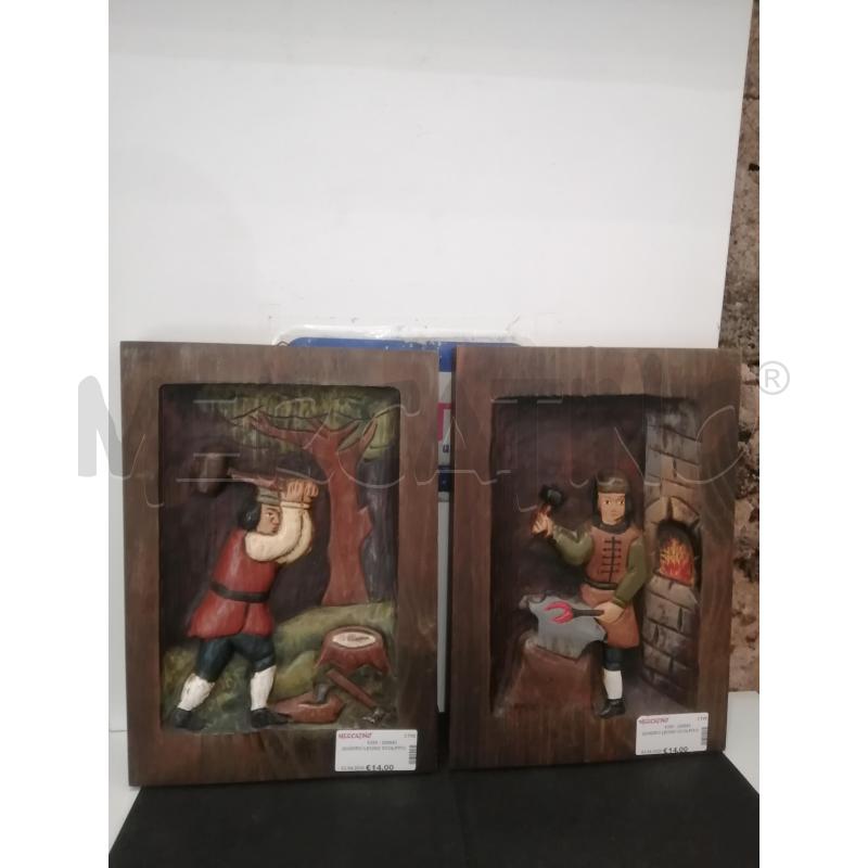 QUADRO LEGNO SCOLPITO | Mercatino dell'Usato Catania stazione centrale 1