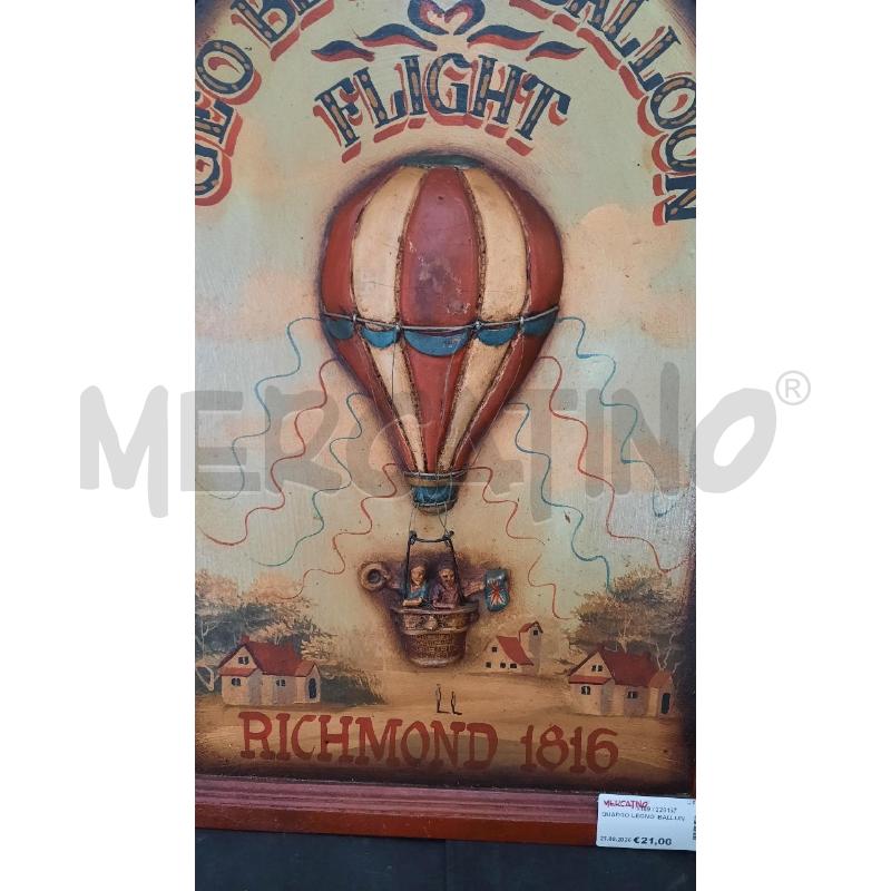 QUADRO LEGNO  BALLON | Mercatino dell'Usato Catania stazione centrale 2