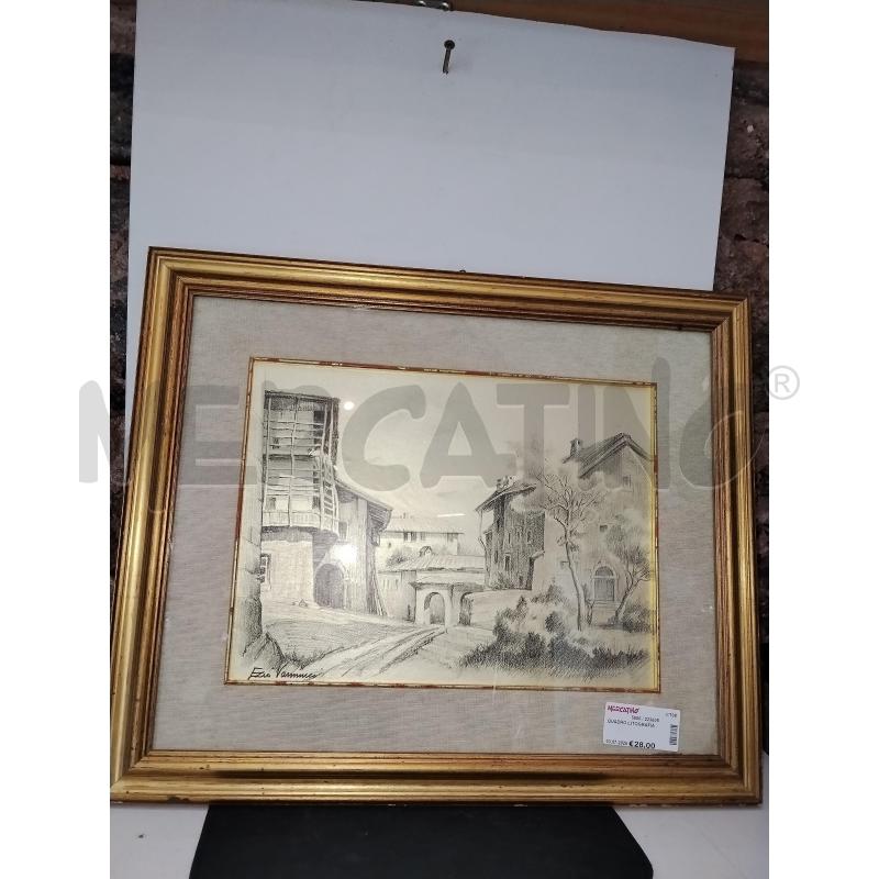 QUADRO LITOGRAFIA | Mercatino dell'Usato Catania stazione centrale 1
