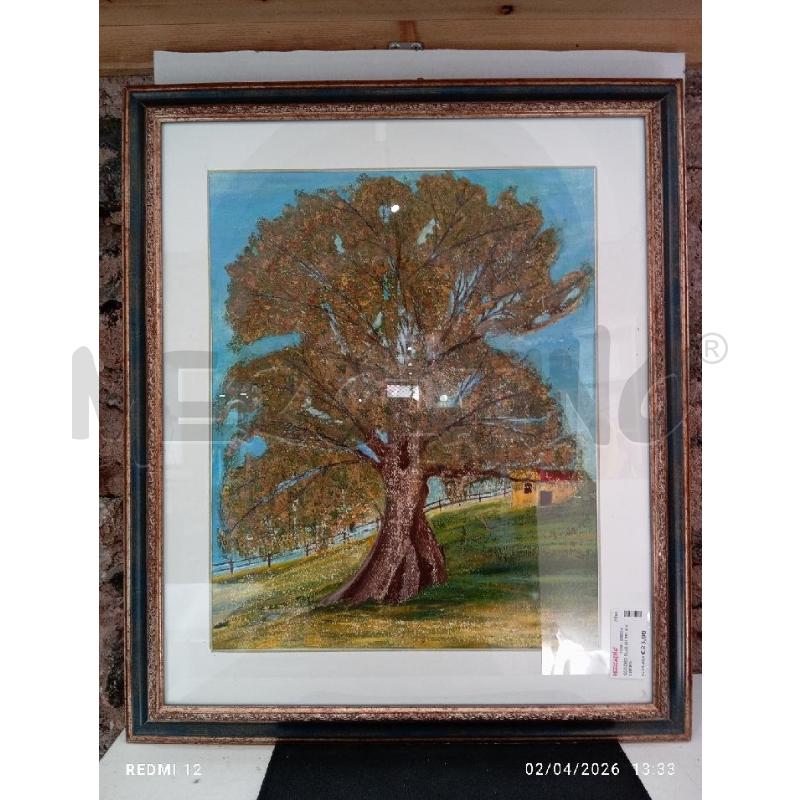 QUADRO OLIO SU TELA ALBERO | Mercatino dell'Usato Catania stazione centrale 1