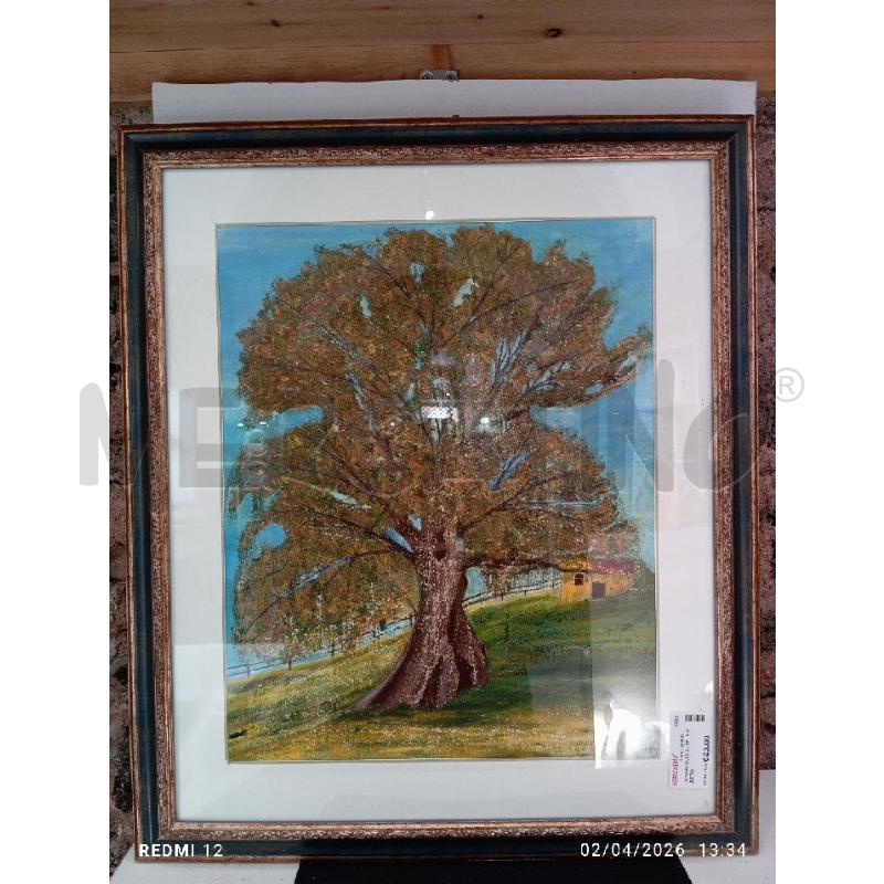 QUADRO OLIO SU TELA ALBERO | Mercatino dell'Usato Catania stazione centrale 2