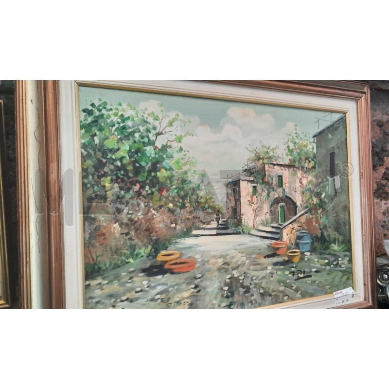 QUADRO OLIO SU TELA CASE  | Mercatino dell'Usato Catania stazione centrale 2