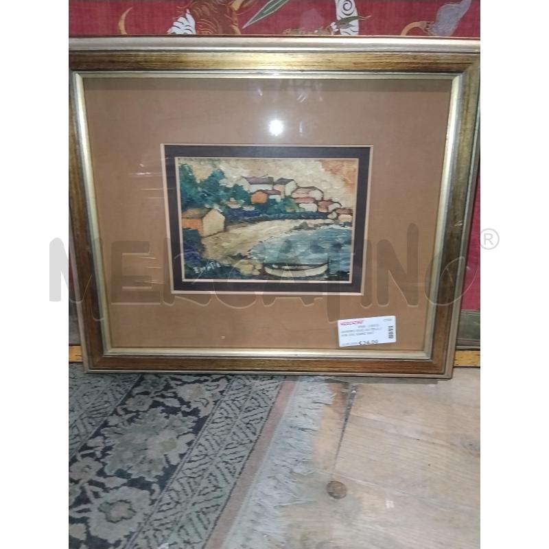 QUADRO OLIO SU TELA CASE SUL MARE MATTEINI | Mercatino dell'Usato Catania stazione centrale 3