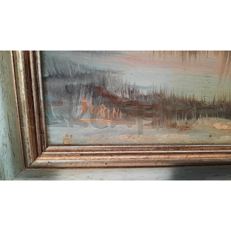 QUADRO OLIO SU TELA FIORINI  | Mercatino dell'Usato Catania stazione centrale 2