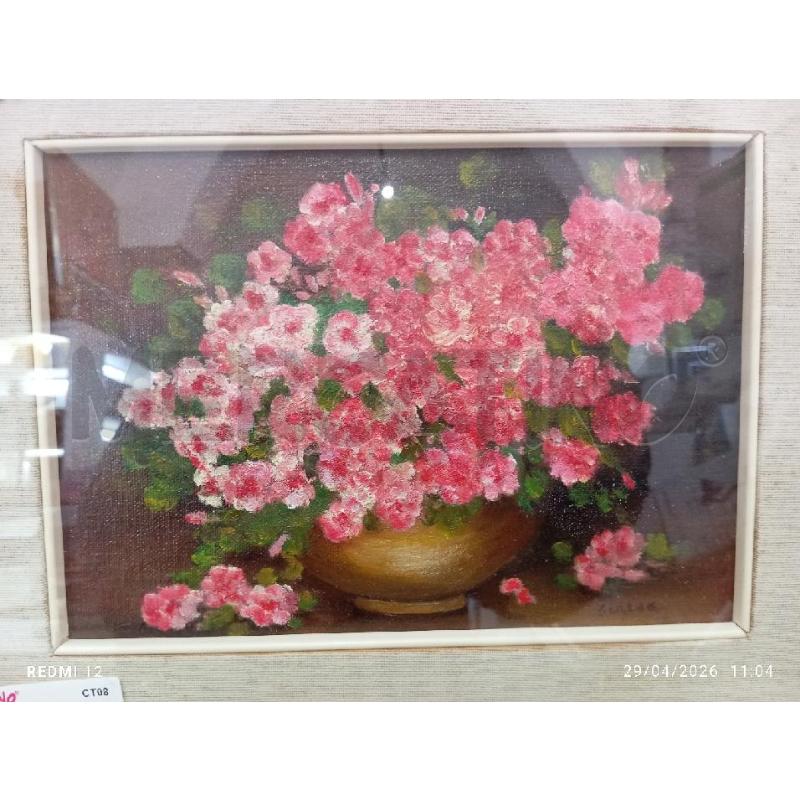 QUADRO OLIO SU TELA FIORI | Mercatino dell'Usato Catania stazione centrale 3