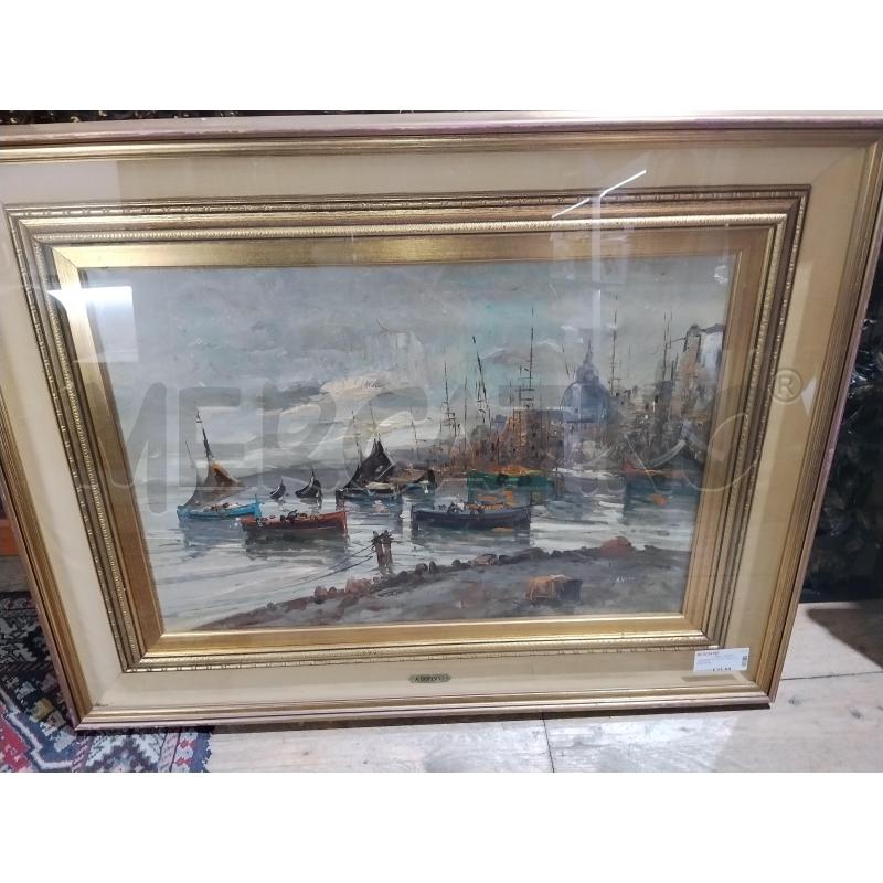QUADRO OLIO SU TELA GIORDANO | Mercatino dell'Usato Catania stazione centrale 3