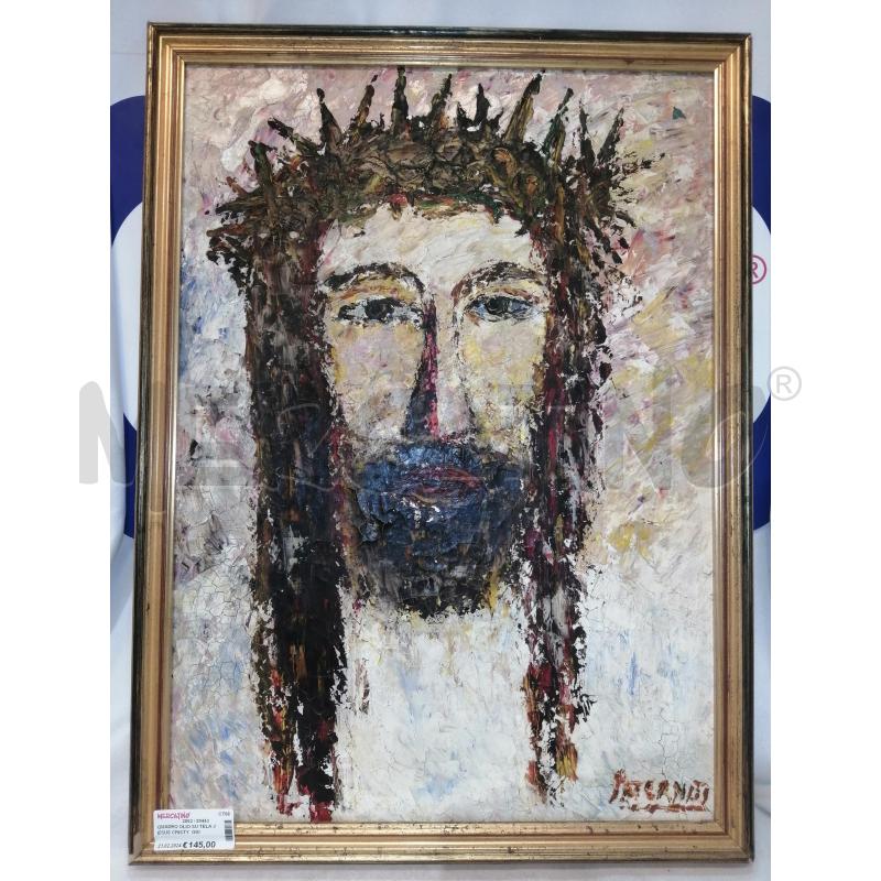 QUADRO OLIO SU TELA JESUS CRISTY  GIUSEPPE PATERNITI | Mercatino dell'Usato Catania stazione centrale 2