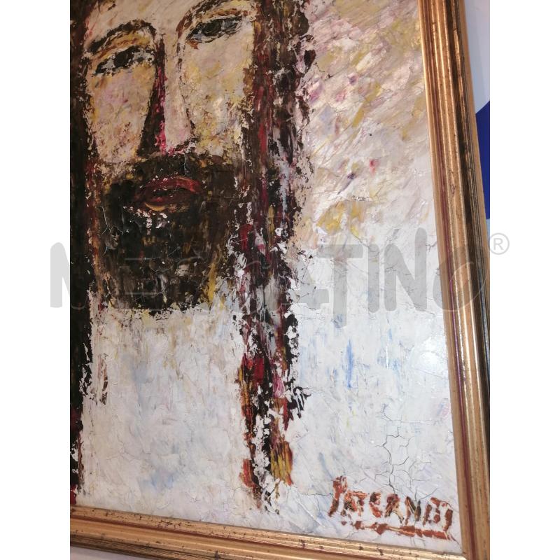 QUADRO OLIO SU TELA JESUS CRISTY  GIUSEPPE PATERNITI | Mercatino dell'Usato Catania stazione centrale 3