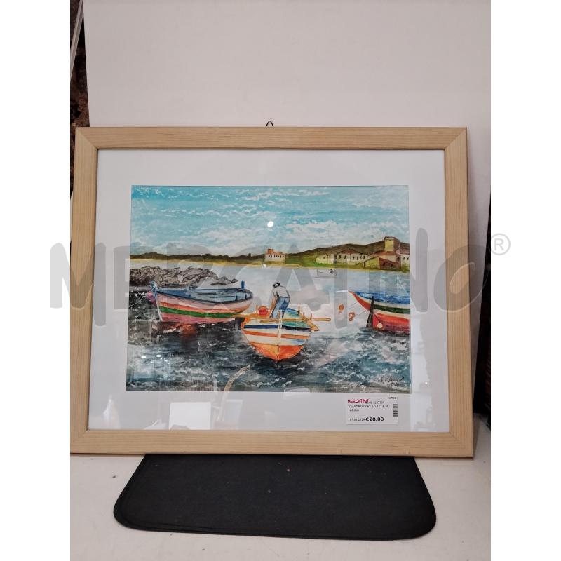 QUADRO OLIO SU TELA MARINO | Mercatino dell'Usato Catania stazione centrale 1