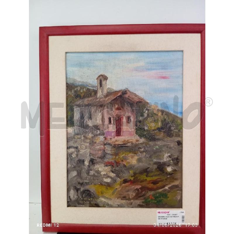 QUADRO OLIO SU TELA MONTIROSSI | Mercatino dell'Usato Catania stazione centrale 1