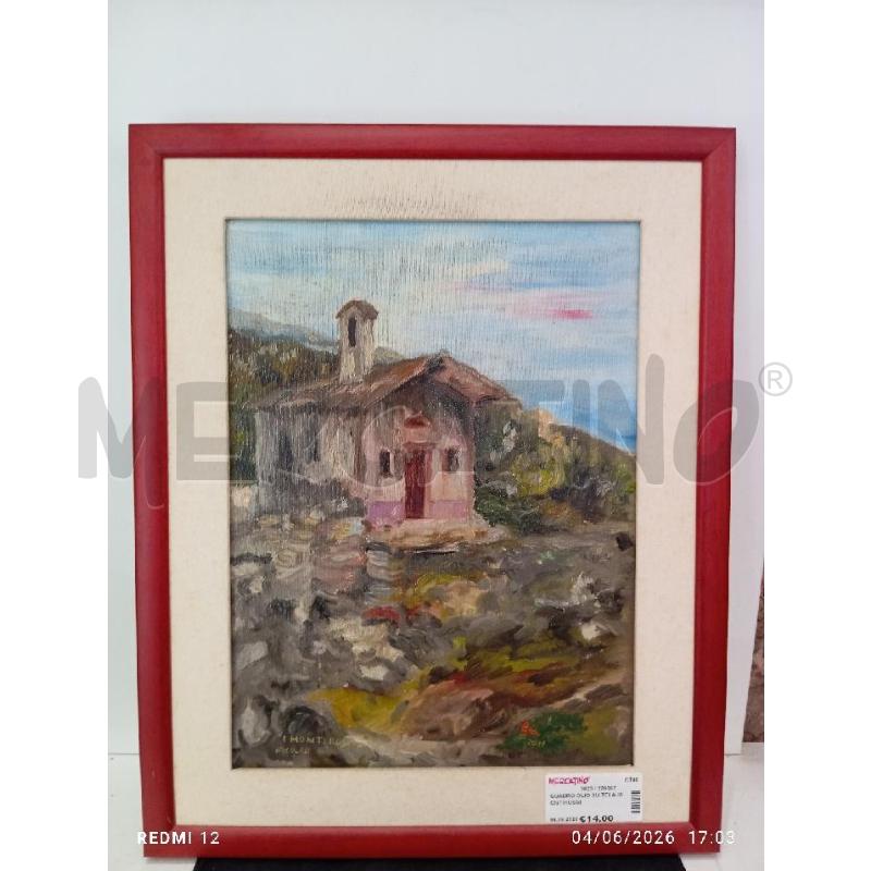QUADRO OLIO SU TELA MONTIROSSI | Mercatino dell'Usato Catania stazione centrale 3