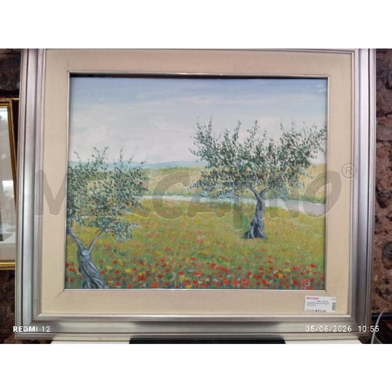 QUADRO OLIO SU TELA PAESAGGIO | Mercatino dell'Usato Catania stazione centrale 2