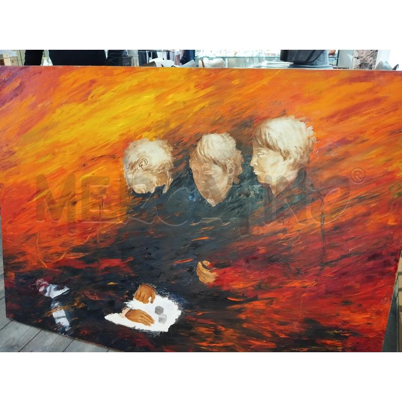 QUADRO OLIO SU TELA PERSONE  | Mercatino dell'Usato Catania stazione centrale 2