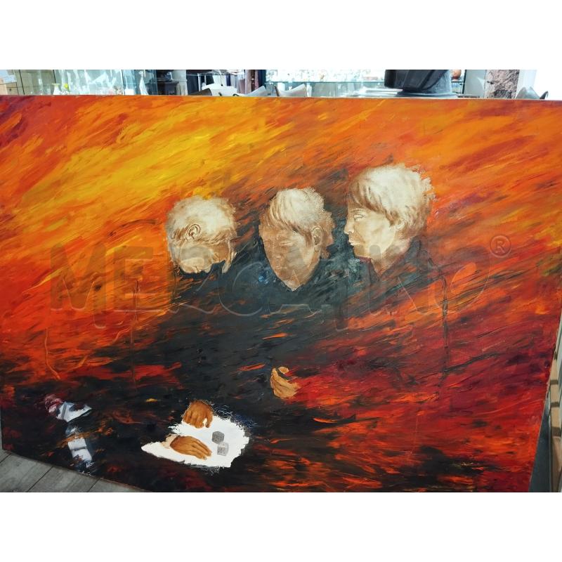 QUADRO OLIO SU TELA PERSONE  | Mercatino dell'Usato Catania stazione centrale 3