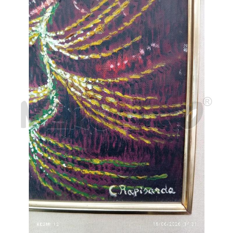 QUADRO OLIO SU TELA RAPISARDA | Mercatino dell'Usato Catania stazione centrale 2