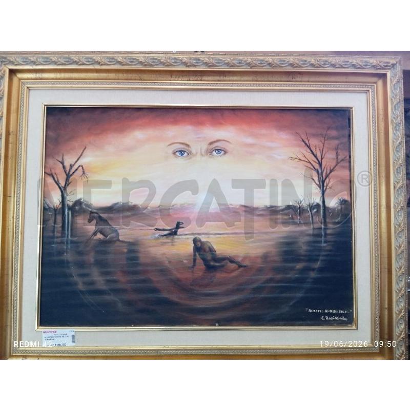 QUADRO OLIO SU TELA RAPISARDA | Mercatino dell'Usato Catania stazione centrale 1