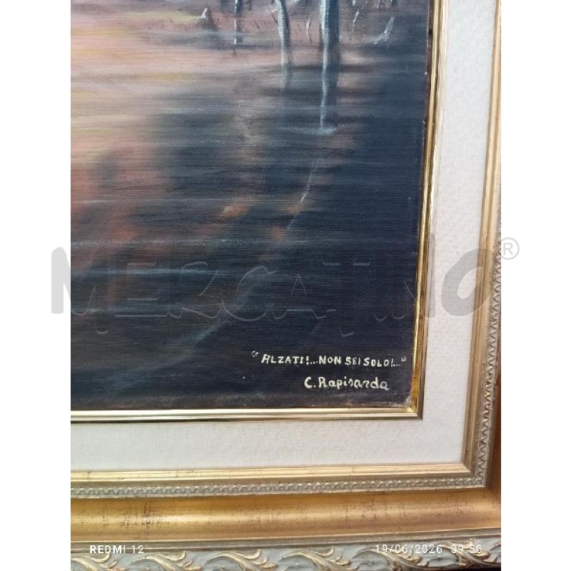 QUADRO OLIO SU TELA RAPISARDA | Mercatino dell'Usato Catania stazione centrale 2