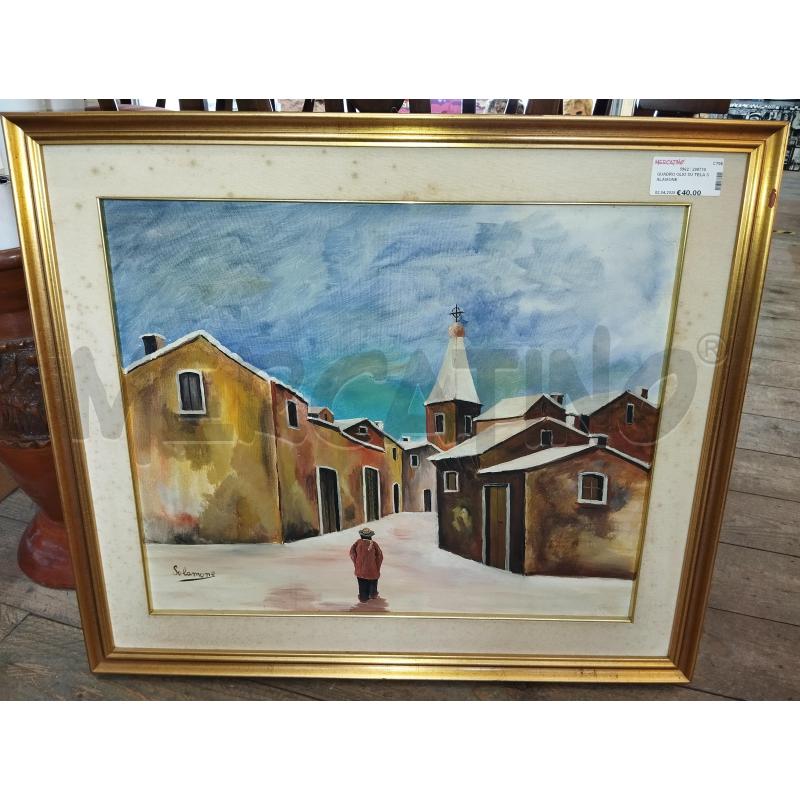 QUADRO OLIO SU TELA SALAMONE | Mercatino dell'Usato Catania stazione centrale 1