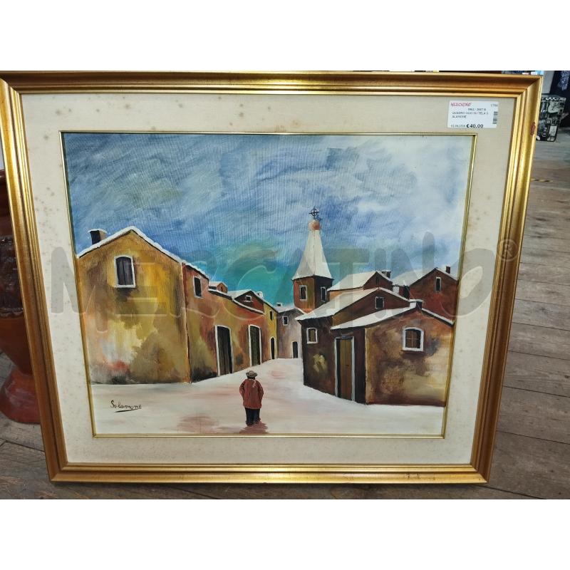 QUADRO OLIO SU TELA SALAMONE | Mercatino dell'Usato Catania stazione centrale 2