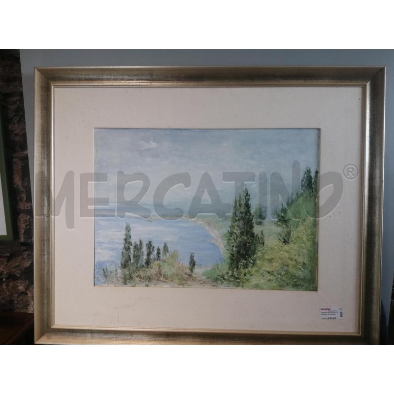 QUADRO OLIO SU TELA TAORMINA MAZZAGLIA | Mercatino dell'Usato Catania stazione centrale 1