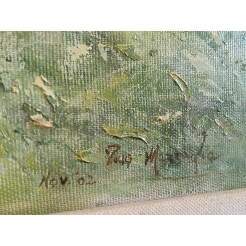 QUADRO OLIO SU TELA TAORMINA MAZZAGLIA | Mercatino dell'Usato Catania stazione centrale 4