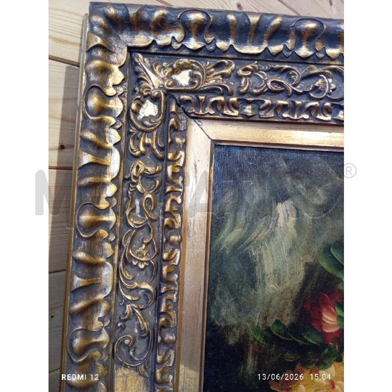 QUADRO OLIO SU TELA VASO DOSI | Mercatino dell'Usato Catania stazione centrale 2