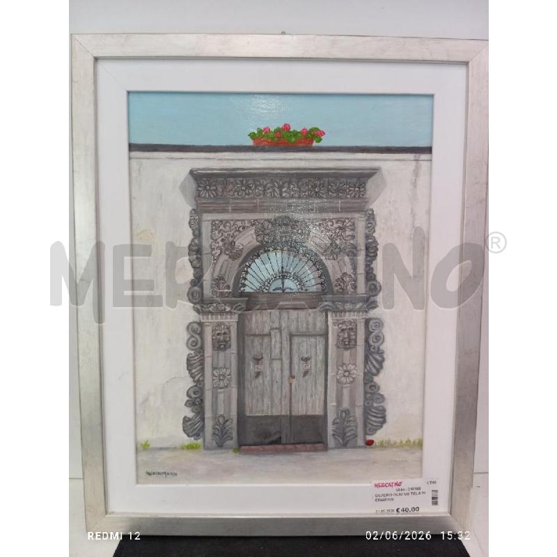 QUADRO OLIO SU TELA WEINAMNN | Mercatino dell'Usato Catania stazione centrale 1