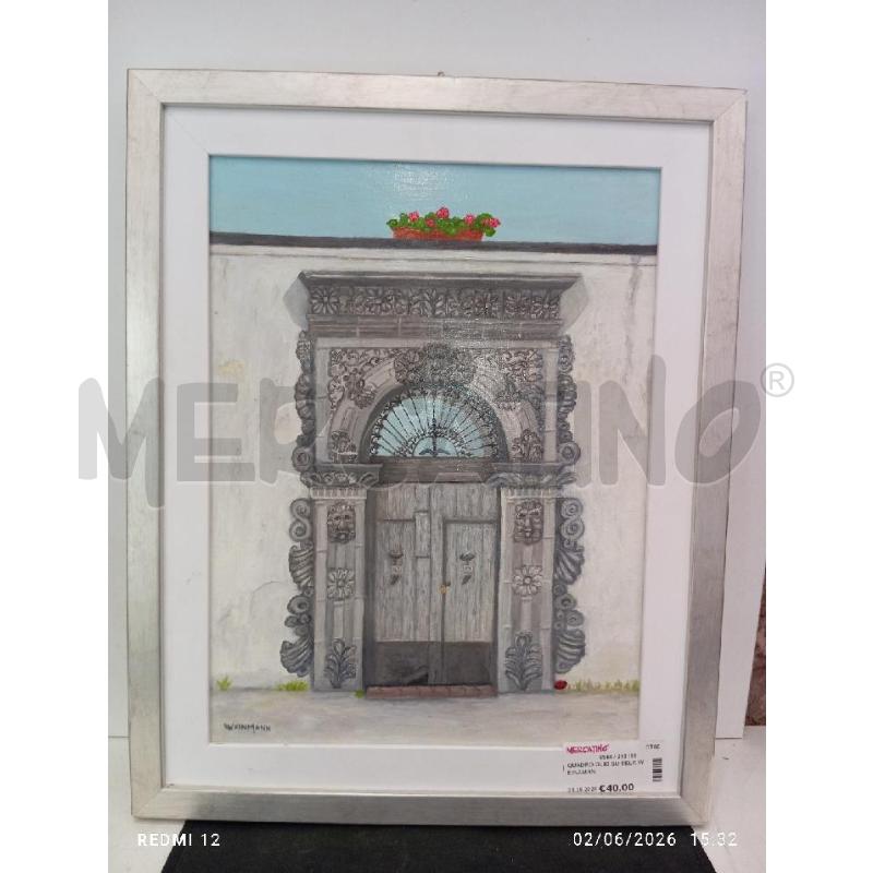 QUADRO OLIO SU TELA WEINAMNN | Mercatino dell'Usato Catania stazione centrale 2