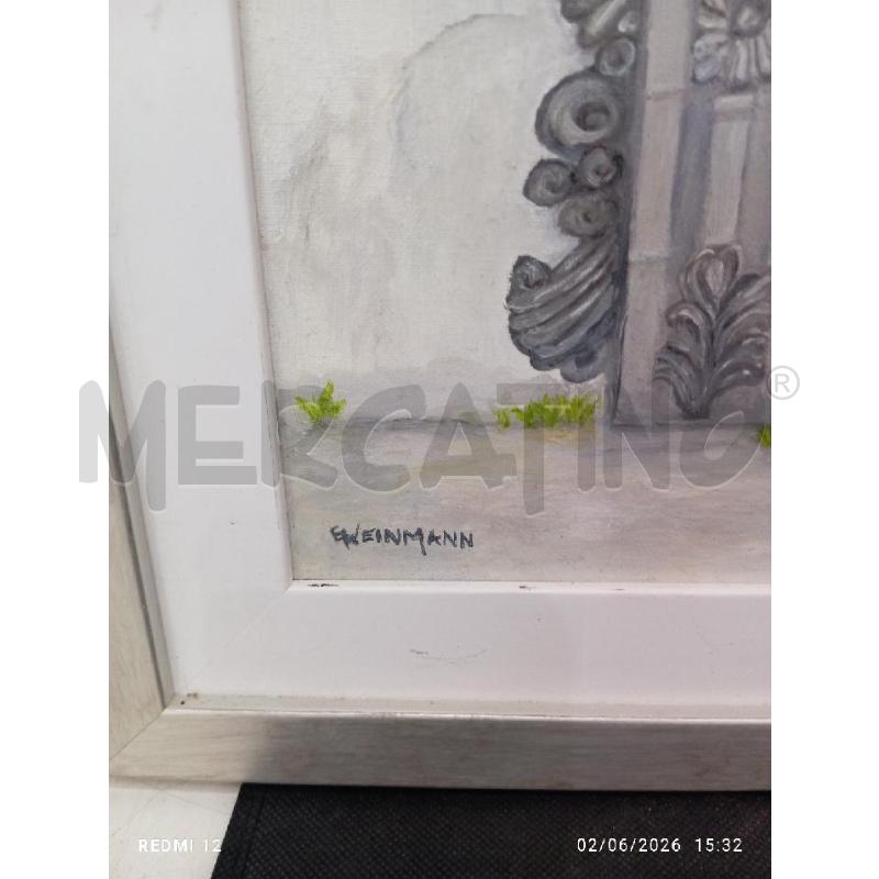 QUADRO OLIO SU TELA WEINAMNN | Mercatino dell'Usato Catania stazione centrale 3
