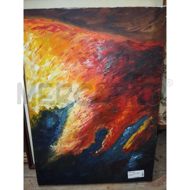 QUADRO OLIO SU  TELA ASTRATTO | Mercatino dell'Usato Catania stazione centrale 1