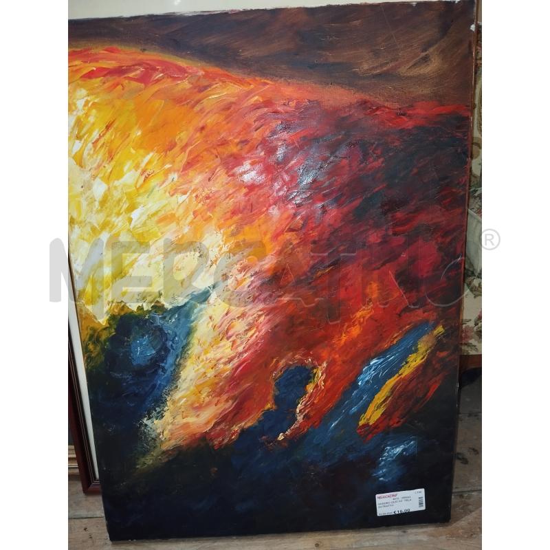 QUADRO OLIO SU  TELA ASTRATTO | Mercatino dell'Usato Catania stazione centrale 2