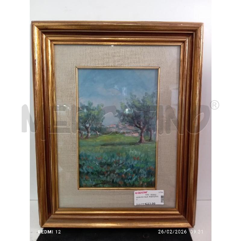 QUADRO OLIO  PAESAGGIO | Mercatino dell'Usato Catania stazione centrale 1