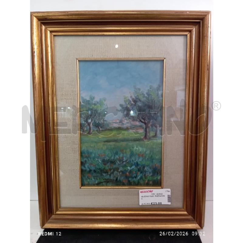 QUADRO OLIO  PAESAGGIO | Mercatino dell'Usato Catania stazione centrale 2