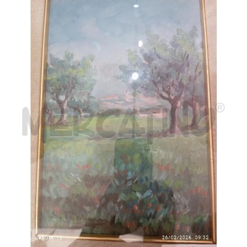 QUADRO OLIO  PAESAGGIO | Mercatino dell'Usato Catania stazione centrale 3