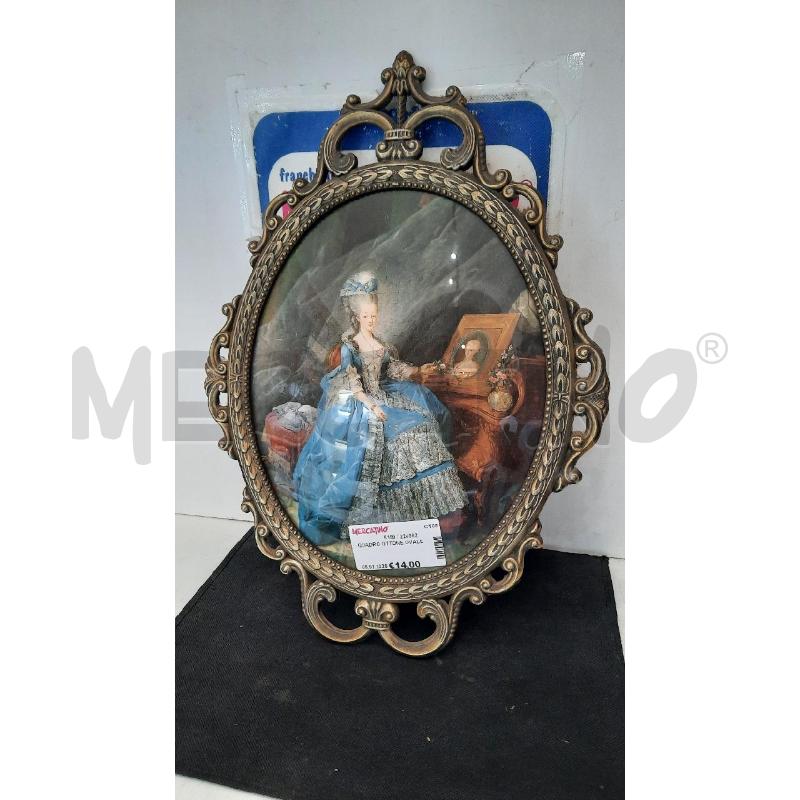 QUADRO OTTONE OVALE | Mercatino dell'Usato Catania stazione centrale 1