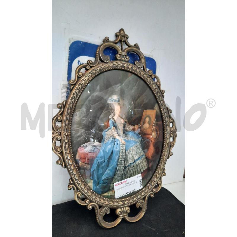 QUADRO OTTONE OVALE | Mercatino dell'Usato Catania stazione centrale 2