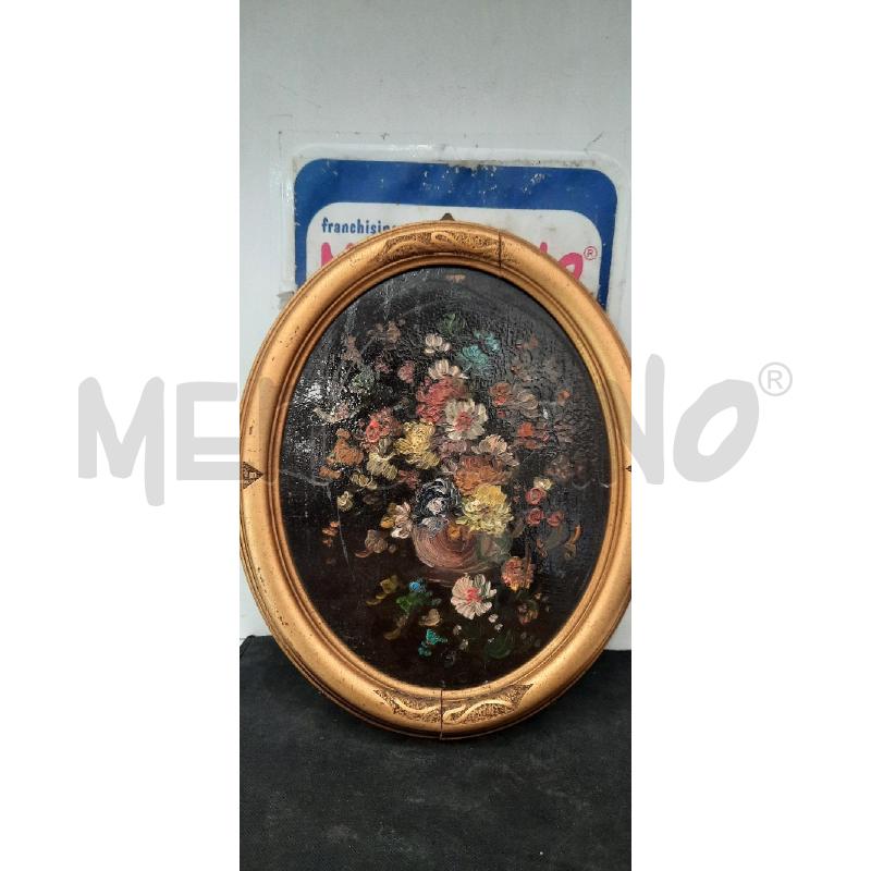 QUADRO OVALE DORATO | Mercatino dell'Usato Catania stazione centrale 1