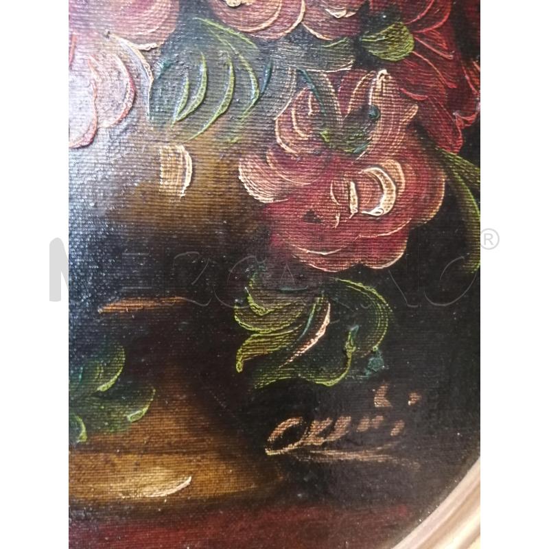 QUADRO OVALE FIORI | Mercatino dell'Usato Catania stazione centrale 3