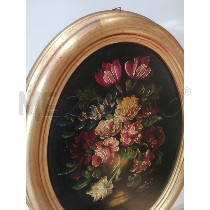 QUADRO OVALE FIORI | Mercatino dell'Usato Catania stazione centrale 4