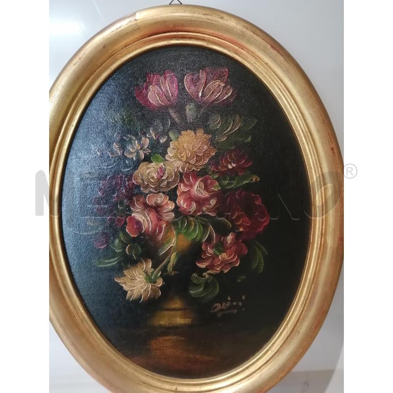 QUADRO OVALE FIORI | Mercatino dell'Usato Catania stazione centrale 5