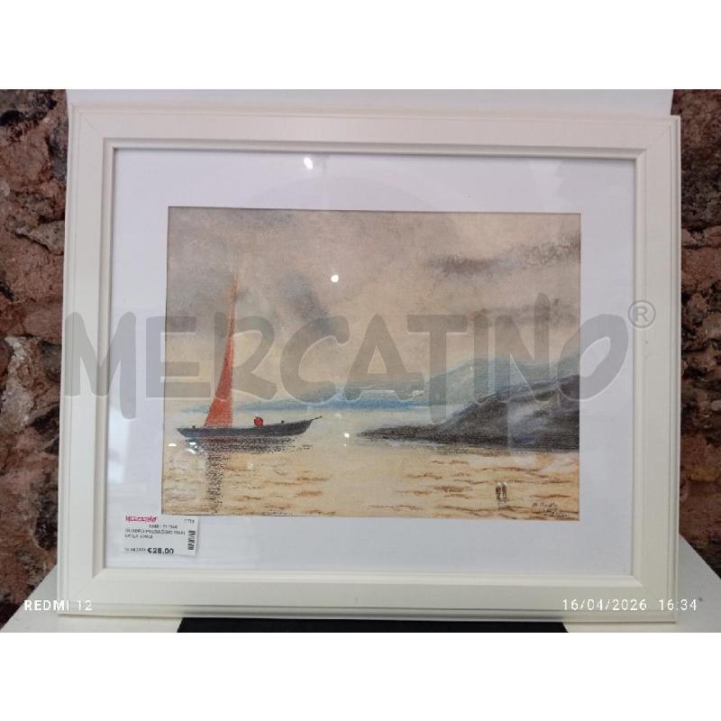 QUADRO PAESAGGIO MARINO LA SPINA | Mercatino dell'Usato Catania stazione centrale 3