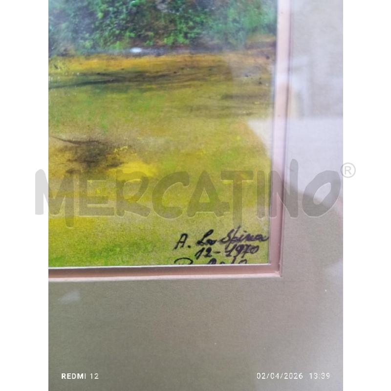 QUADRO PAESAGGIO OLIO SU TELA  | Mercatino dell'Usato Catania stazione centrale 3