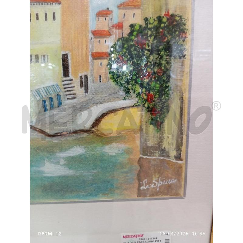 QUADRO PAESAGGIO PITTURA LA SPINA | Mercatino dell'Usato Catania stazione centrale 3