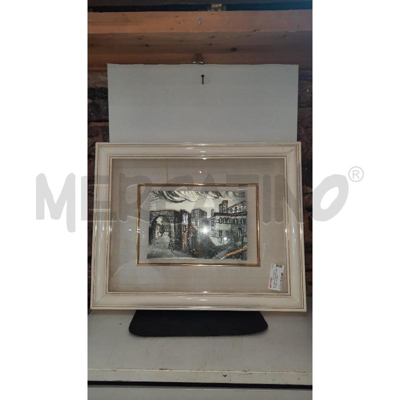 QUADRO PAESAGGIO  CON CORNICE BIANCA  | Mercatino dell'Usato Catania stazione centrale 1