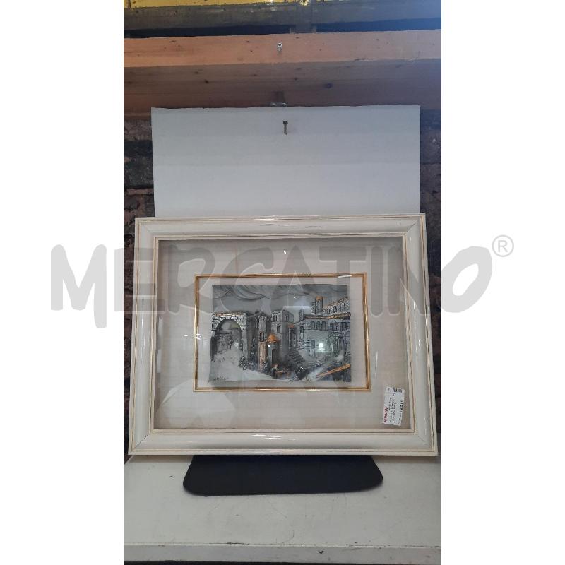 QUADRO PAESAGGIO  CON CORNICE BIANCA  | Mercatino dell'Usato Catania stazione centrale 2