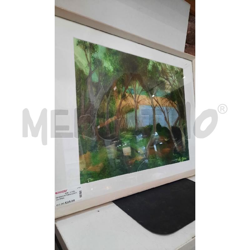 QUADRO PITTURA ALBERI LA SPINA | Mercatino dell'Usato Catania stazione centrale 1