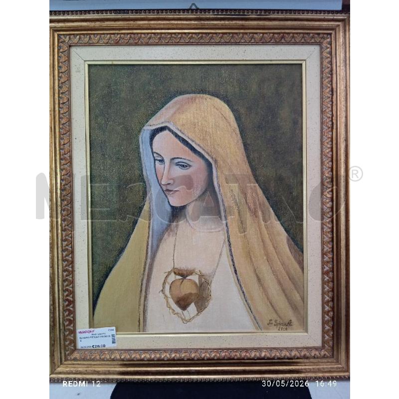 QUADRO PITTURA MADONNA  | Mercatino dell'Usato Catania stazione centrale 2