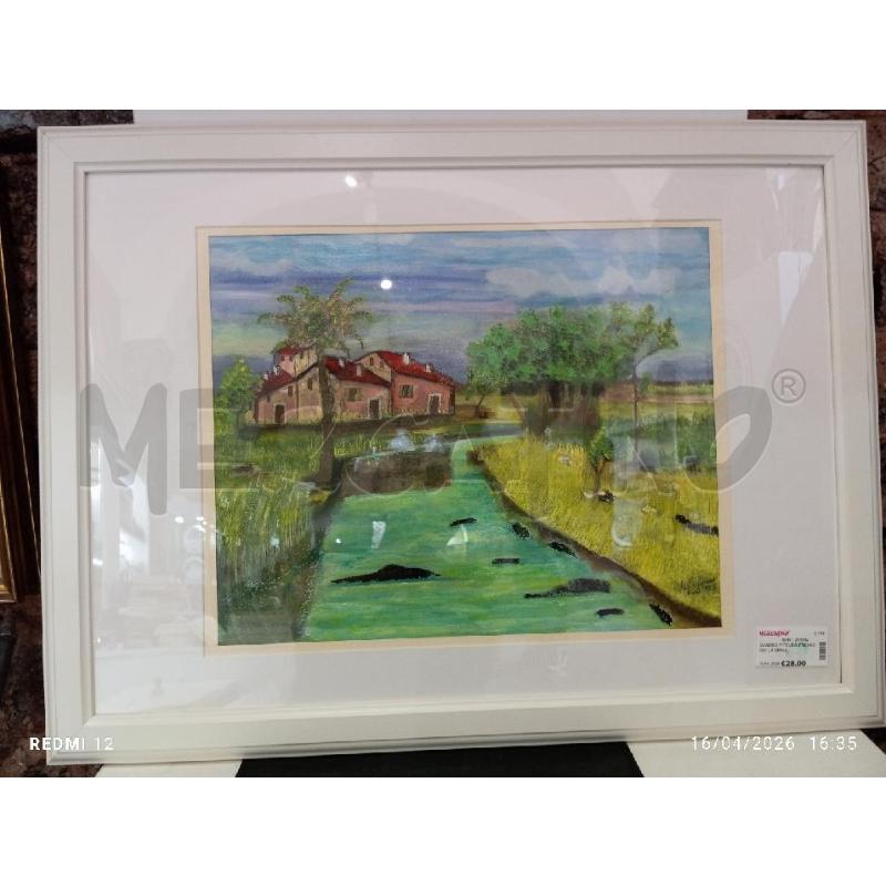 QUADRO PITTURA PAESAGGIO LA SPINA | Mercatino dell'Usato Catania stazione centrale 1